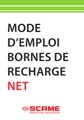 Scame NET Mode D'emploi