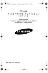 Samsung SPH-m560 Guide D'utilisation