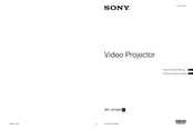 Sony VPL-VZ1000 Guide De Référence Rapide