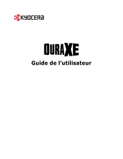 Kyocera DuraXE Guide De L'utilisateur