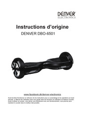 Denver Electronics DBO-6501 Instructions D'origine