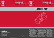 Dirt Devil HANDY ZIP Instructions De Service