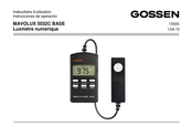Gossen F502B Instructions D'utilisation