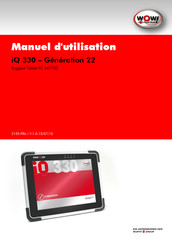 Wow iQ 330 Manuel D'utilisation