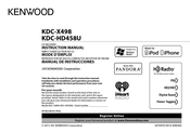 Kenwood KDC-HD458U Mode D'emploi