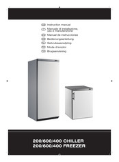 CaterKwik Cater-Cool Freezer 600 Mode D'emploi