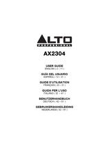 Alto Professional AX2304 Guide D'utilisation