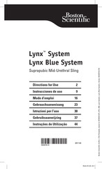 Boston Scientific Lynx System Mode D'emploi