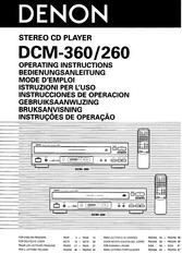 Denon DCM-360/260 Mode D'emploi