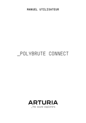 Arturia POLYBRUTE CONNECT Mode D'emploi