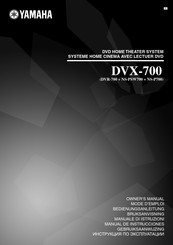 Yamaha DVX-700 Mode D'emploi