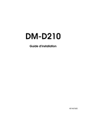 Epson DM-D210 Guide D'installation