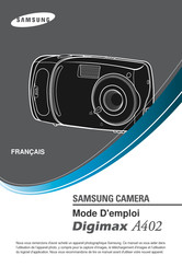 Samsung Digimax A402 Mode D'emploi