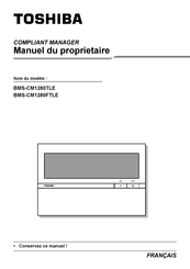 Toshiba BMS-CM1280TLE Manuel Du Propriétaire