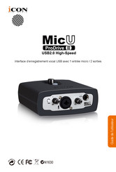 ICON MicU ProDrive III Mode D'emploi