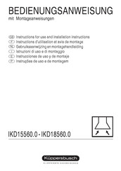 Kuppersbusch IKD15560.0 Instructions D'utilisation Et Avis De Montage
