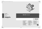 Bosch GKS 65 GCE Professional Notice Originale
