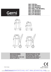 Gerni VAC 1375 Wet&Dry Mode D'emploi