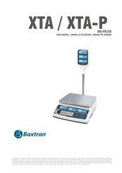 Baxtran XTA-P Manuel D'utilisation