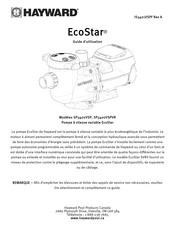 Hayward EcoStar SP3400VSP Guide D'utilisation