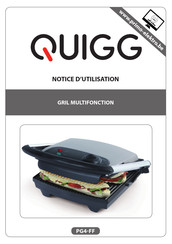 QUIGG PG4-FF Notice D'utilisation