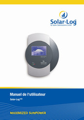 Solare Datensysteme Solar-Log 1000 Manuel De L'utilisateur