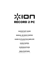 ION Audio RECORD 2 PC Guide D'utilisation Simplifié