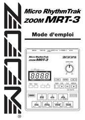 Zoom Micro RhytmTrak MRT-3 Mode D'emploi