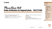 Canon PowerShot N2 Guide D'utilisation