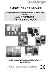 Almatec BIOCOR B 32 Instructions De Service