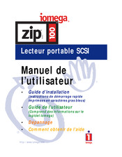 Iomega Zip 100 Manuel De L'utilisateur