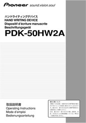 Pioneer PDK-50HW2A Mode D'emploi