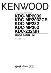 Kenwood KDC-232MR Mode D'emploi