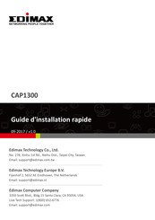 Edimax CAP1300 Guide D'installation Rapide