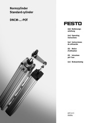 Festo DNCM POT Série Notice D'utilisation