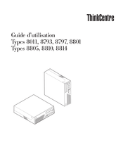 Lenovo ThinkCentre 8805 Guide D'utilisation