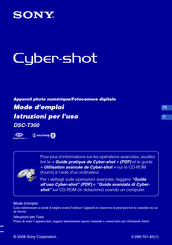 Sony Cyber-shot DSC-T300 Mode D'emploi
