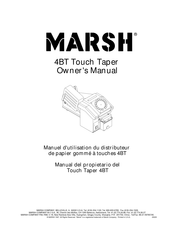 Marsh 4BT/E-C Manuel D'utilisation
