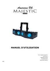 American DJ Majecstic LED Manuel D'utilisation