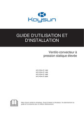 Kaysun KFC-PDH-2T-1400 Guide D'utilisation Et D'installation