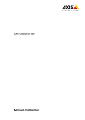 Axis Companion 360 Manuel D'utilisation