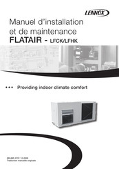 Lennox FLATAIR -LFHK Manuel D'installation Et De Maintenance