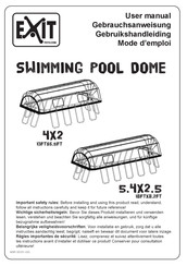 EXIT Toys Swimming Pool Dome 5.4x2.5 Mode D'emploi