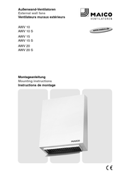 Maico AWV 20 Instructions De Montage