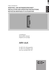 Helios AIR1-ULKXH7000 Notice De Montage Et D'utilisation