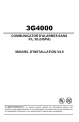 DSC 3G4000 Manuel D'utilisation