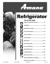 Amana 12828160 Guide D'utilisation Et D'entretien