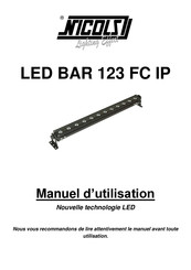 Nicols LED BAR 123 FC IP Manuel D'utilisation