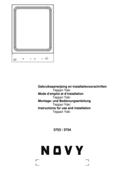 Novy 3753 Mode D'emploi Et D'installation