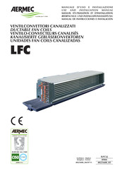 Aermec LFC Série Manuel D'utilisation Et D'installation